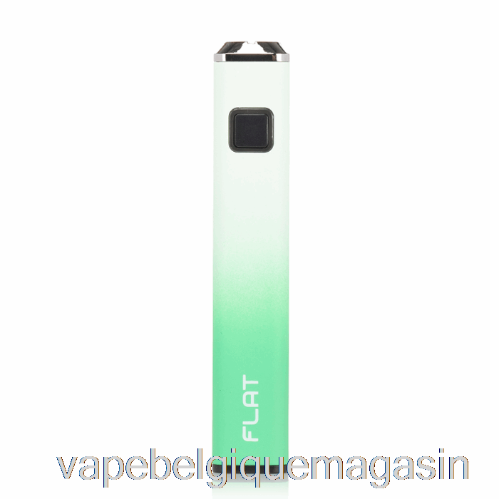 Vape Belgique Yocan Flat 510 Batterie Vert Blanc